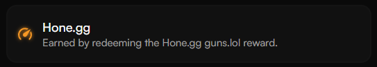 Hone.gg Badge